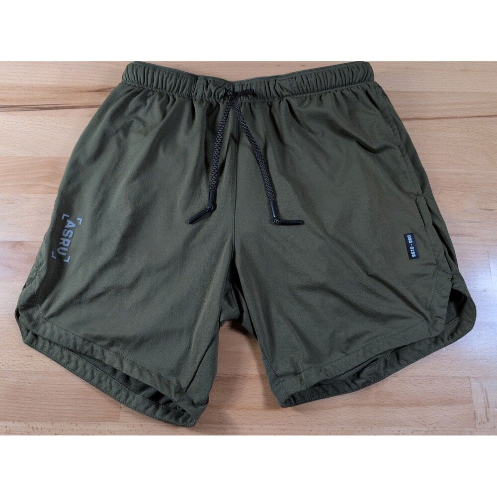 ASRV Silver Lite Liner Shorts Mens Size Small Green DSG-0155 Stretch Workout